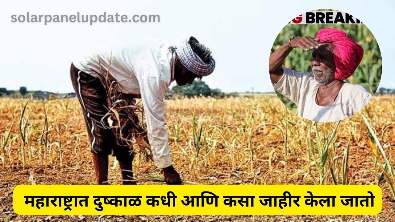 Drought in Maharashtra:- महाराष्ट्रात दुष्काळ कधी आणि कसा जाहीर केला जातो?